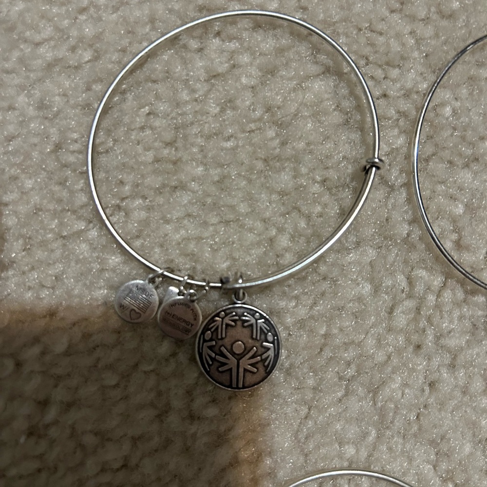 Alex and Ani Silver “Let me win” Bracelet